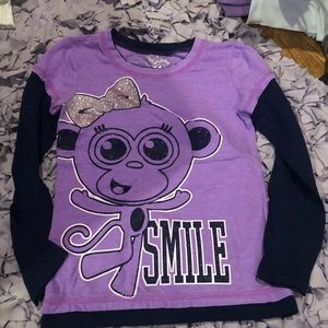 Justice long sleeve tshirt